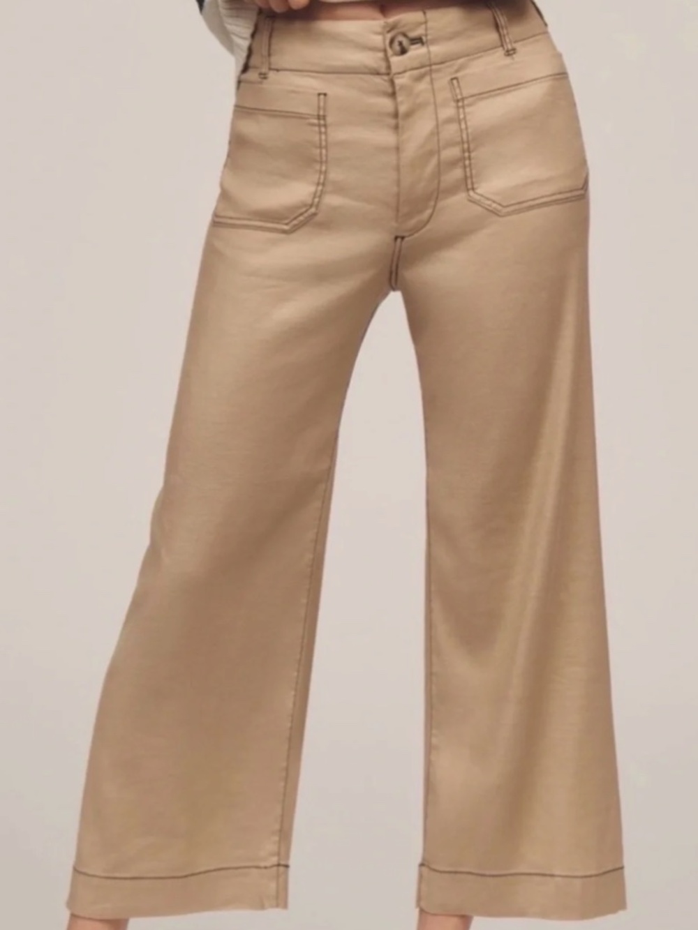 The Colette Pants by Maeve - Tan, Size 28